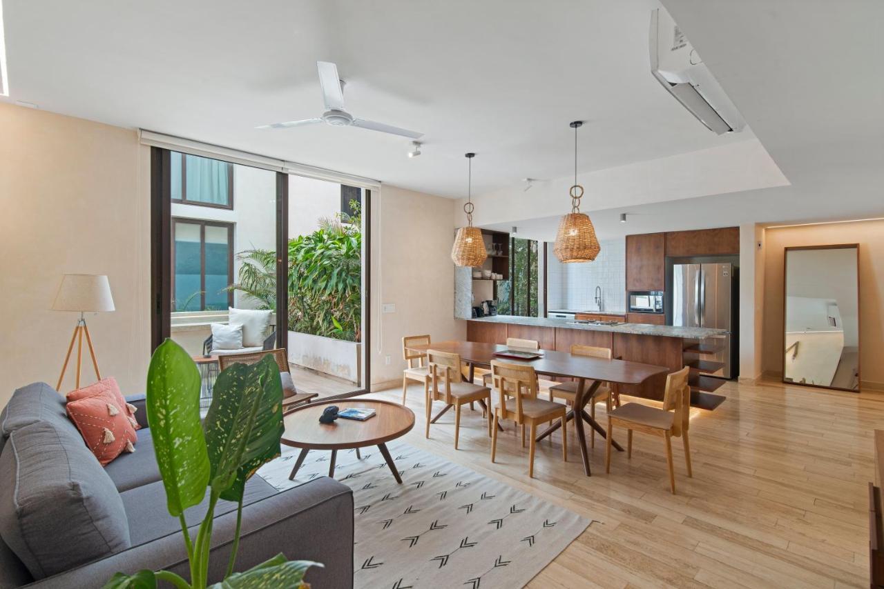 205 Perfect Location 3 Bedrooms Apartment Tulum Exterior foto